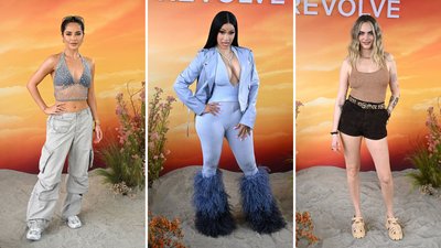 Gwiazdy na Revolve Festival 2025 w Palm Springs. Futrzasta Cardi B, westernowa Victoria Justice…(FOTO)