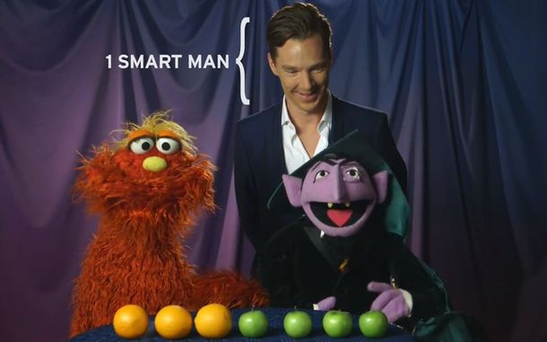 Benedict Cumberbatch wpadł na Ulicę Sezamkową [VIDEO]