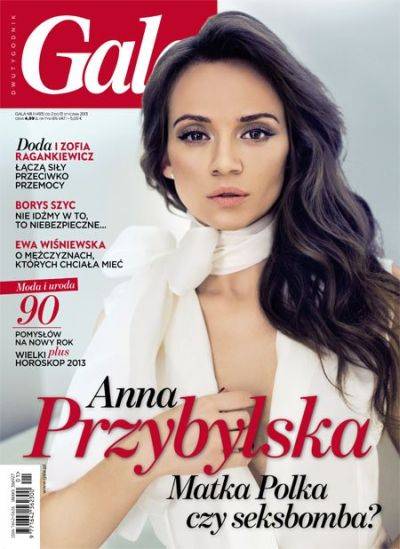 Anna Przybylska na okładkach z dziećmi