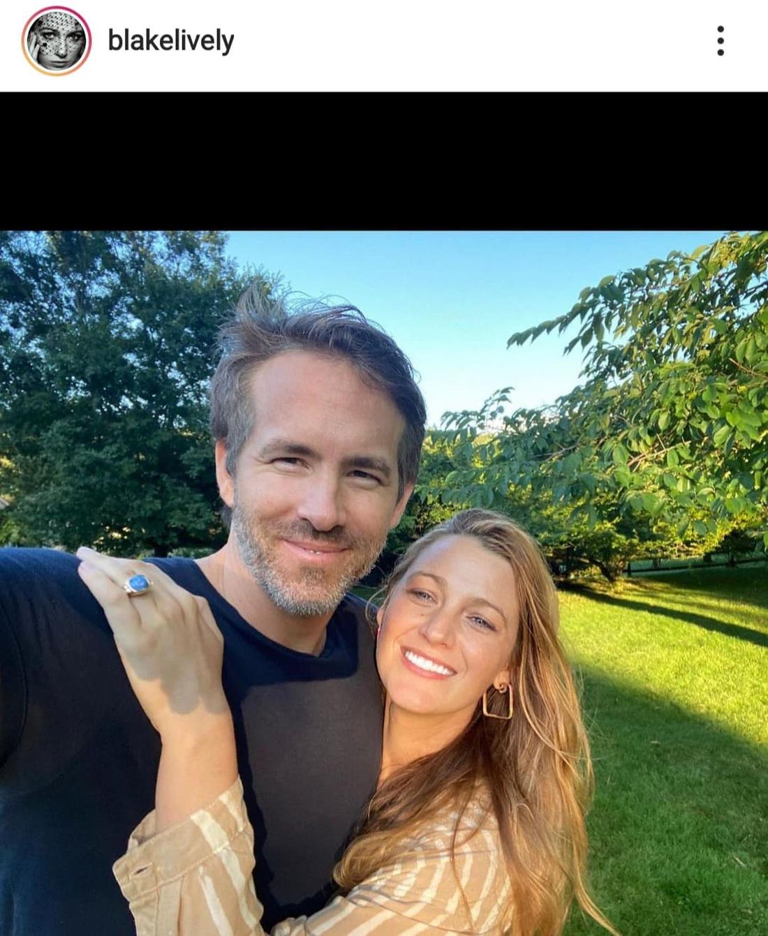 Ryan Reynolds w objęciach Blake Lively