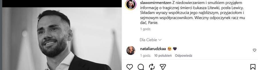 Sławomir Mentzen, fot. Instagram