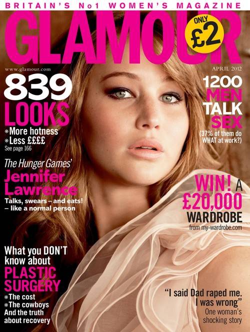 Najpiękniejsze okładki Jennifer Lawrence