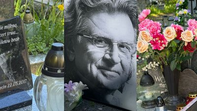 Tylko u nas! Tak dziś wygląda grób Zbigniewa Wodeckiego. Jeden szczegół przyciąga szczególną uwagę