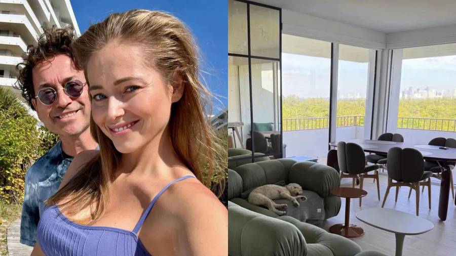 Tak mieszka Piotr Rubik z żoną. Widok z okna zachwyca, fot. Instagram.