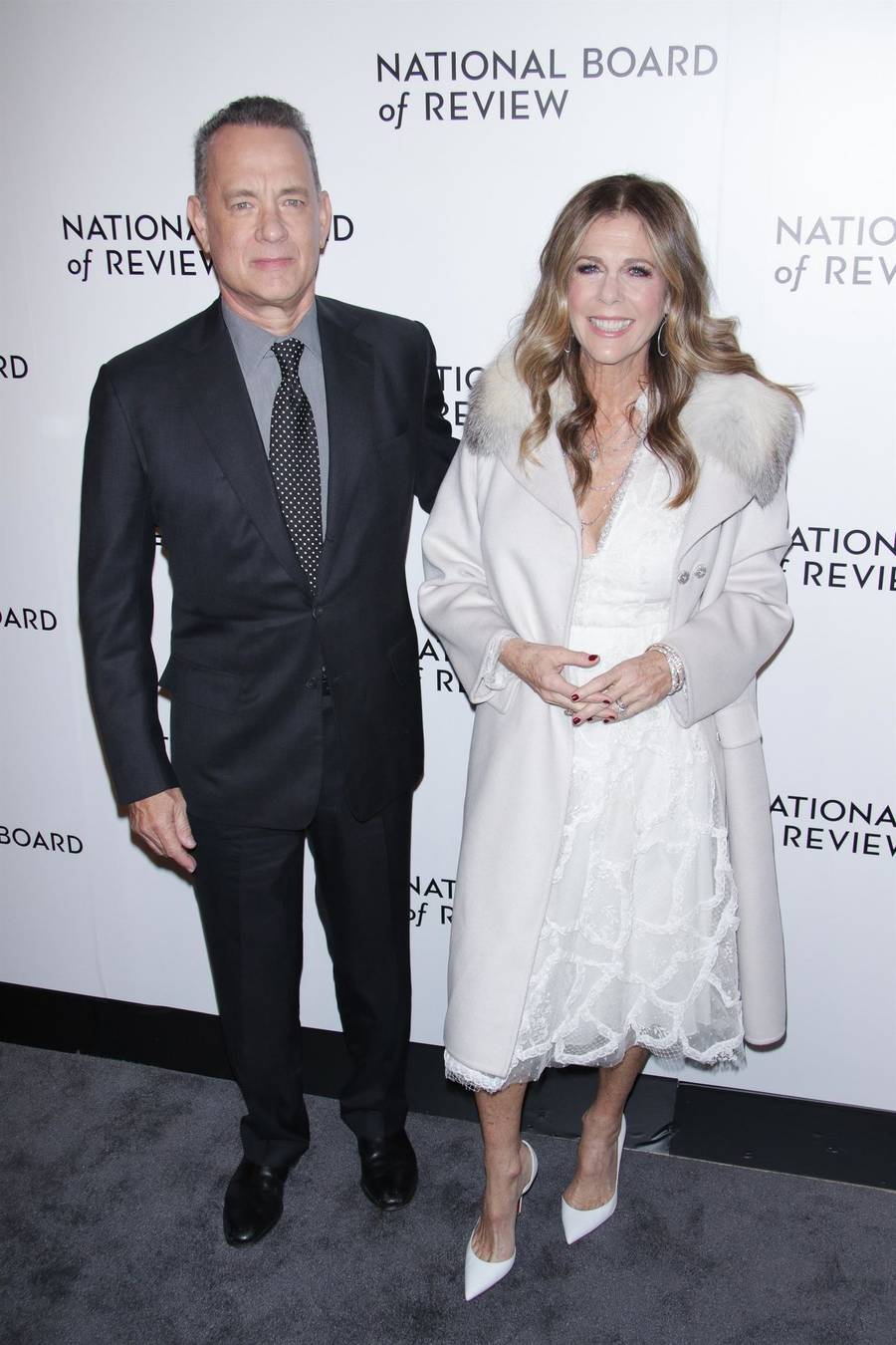 Tom Hanks i Rita Wilson na ściance