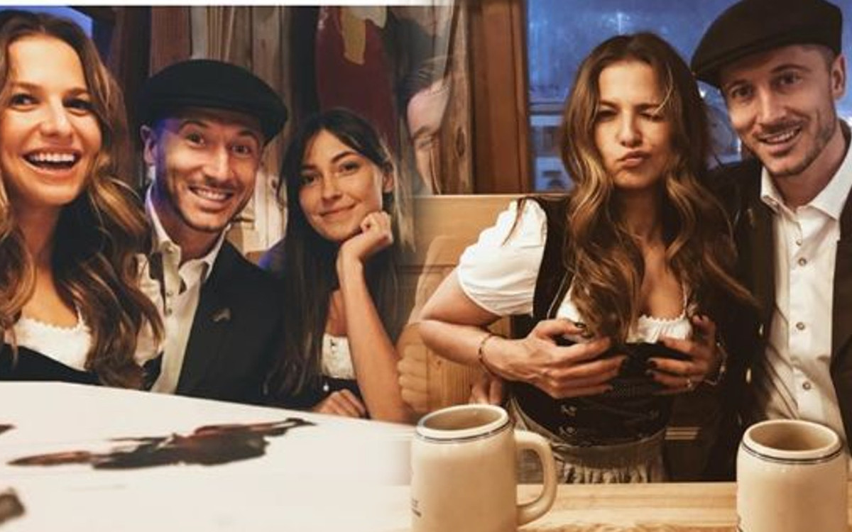 O WOW! Anna Lewandowska trzyma się za BIUST na Oktoberfest (ZDJĘCIA)