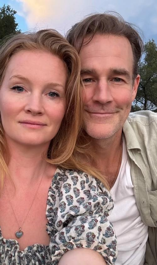 James Van Der Beek z żoną, fot. Instagram