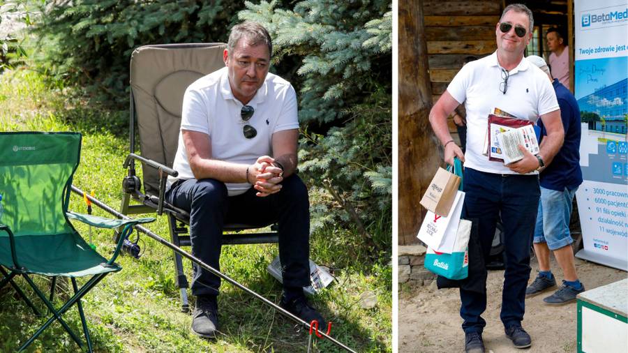 Rafał Brzozowski zaraz po Opolu pojechał łowić ryby. Towarzyszył mu Fabijański, Jacek Rozenek