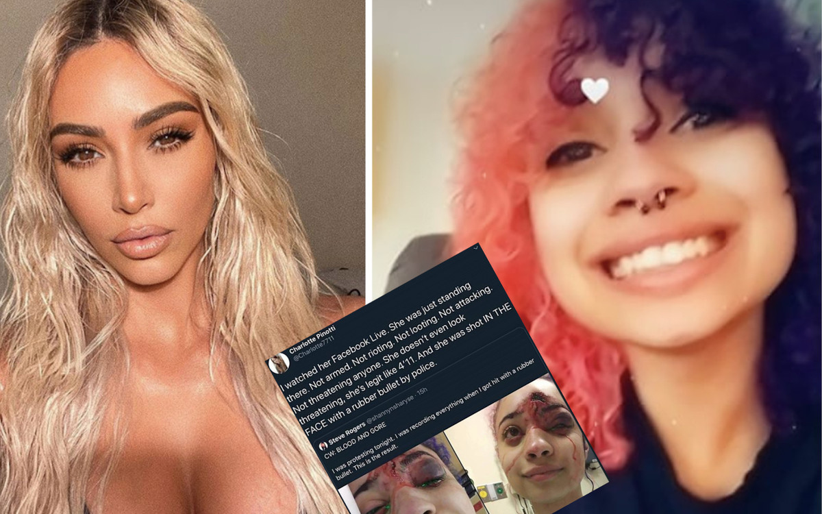 Kim Kardashian zaproponowała pomoc PROTESTUJĄCEJ, po tym, jak zobaczyła jej zdjęcia