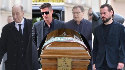 Tłumy na pogrzebie Jacka Magiery. Sportowcy i gwiazdy żegnają trenera