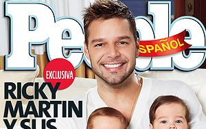 Ricky Martin i pierwsza kąpiel jego bliźniaków