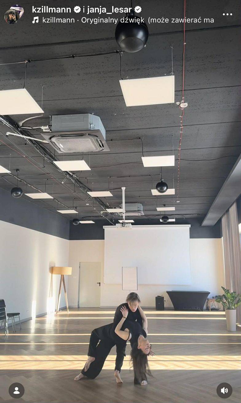 Janja Lesar w gorącym tańcu z Kasią Zillmann, fot. IG