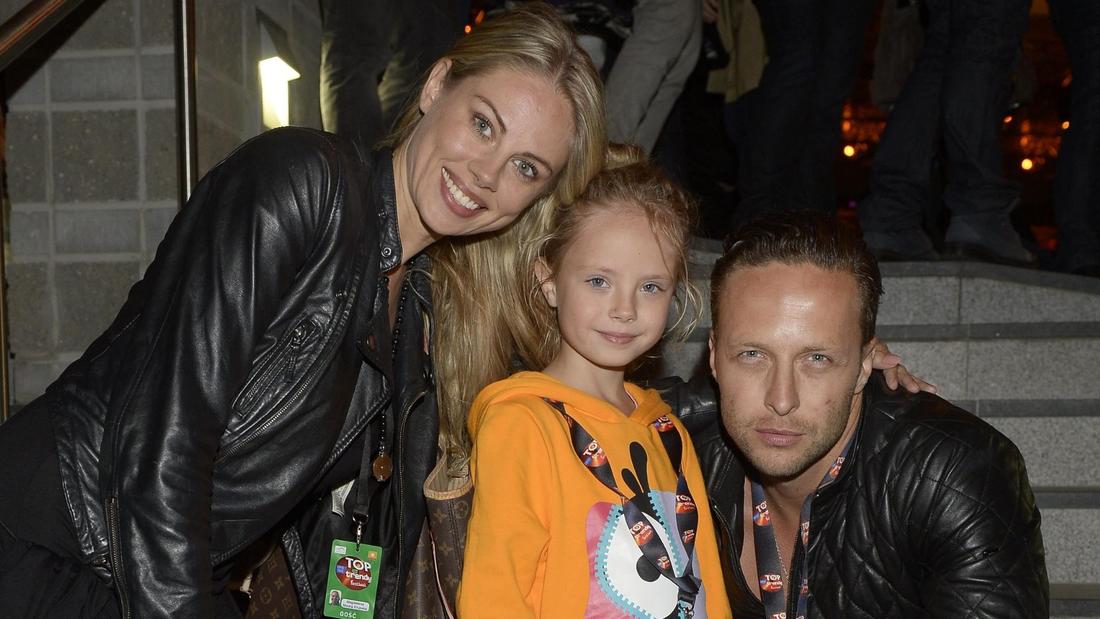 Magda Modra z mężem i córką Mią, fot. KAPiF