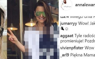 WOW! Anna Lewandowska PIERWSZY RAZ po urodzeniu dziecka pokazała figurę! ZDJĘCIE