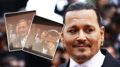 Johnny Depp przywitany 7-minutową owacją w Cannes! Ledwie powstrzymywał łzy