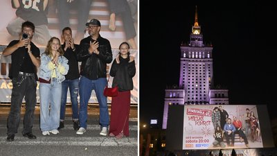 Takiego spotkania „Rodzinki.pl” jeszcze nie było! Maciej Musiał, Tomasz Karolak i Olga Kalicka razem na pokazie (FOTO)