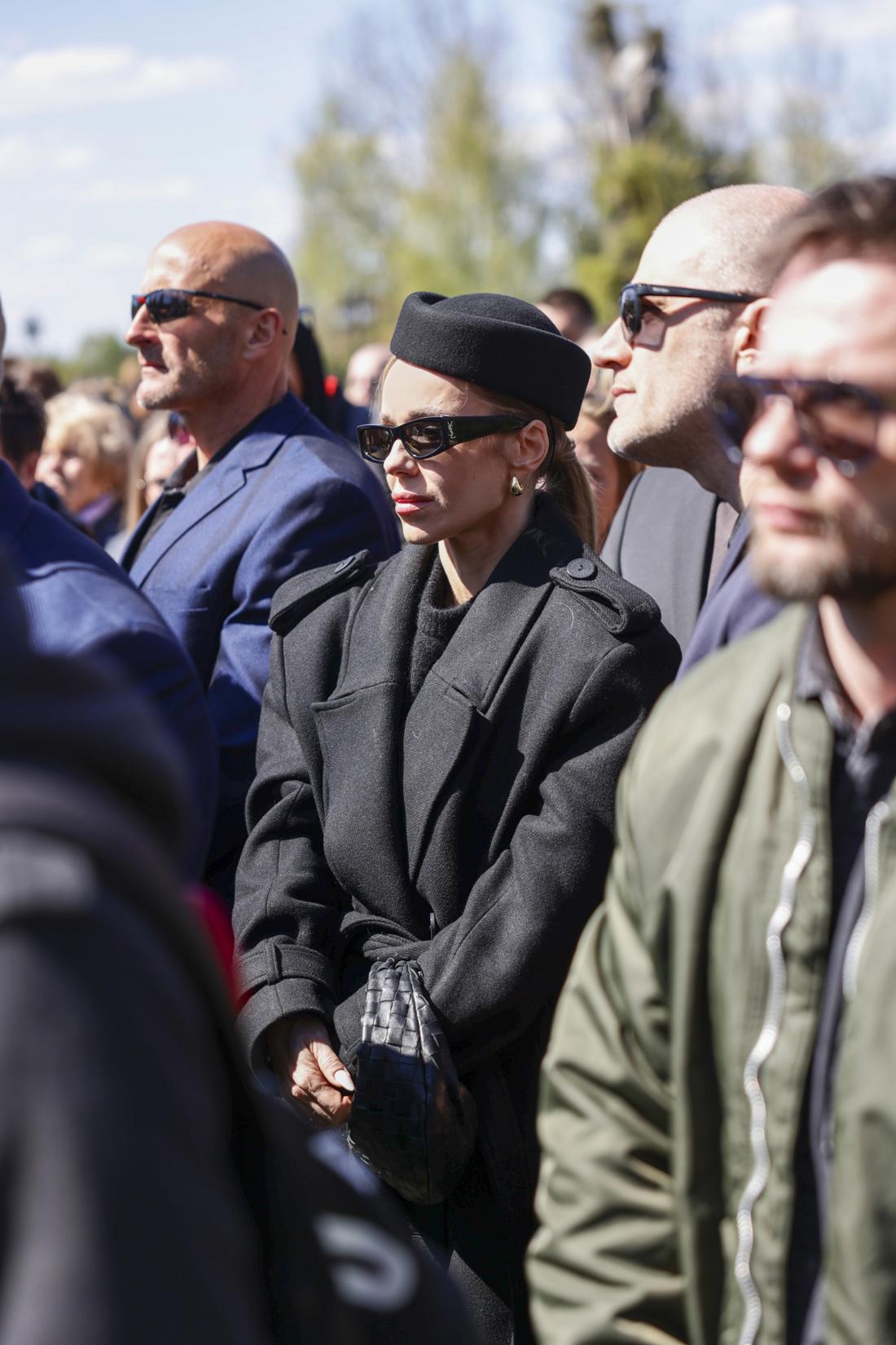 Doda na pogrzebie Łukasza Litewki, fot. AKPA