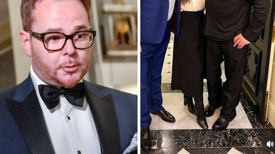 Plejada gwiazd u księcia Lubomirskiego. Tomasz Karolak zaliczył faux pas. Nie wypada!