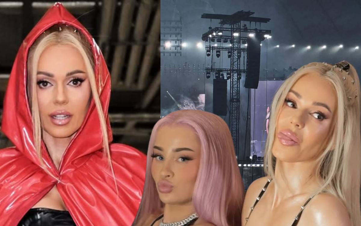 Doda i Fagata skradły show na koncercie Maty! Lateks, peleryna i odważny look