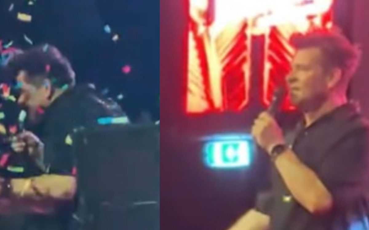 Martyniuk dostał w twarz na swoim koncercie. Na scenie rozegrał się koszmar
