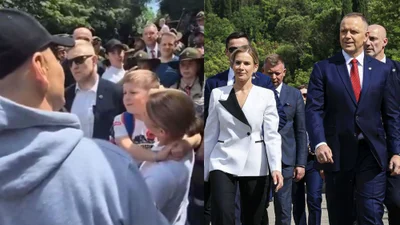 Tak Karol i Marta Nawroccy zachowali się wobec 5-latka na Monte Cassino. Wszystko nagrały kamery