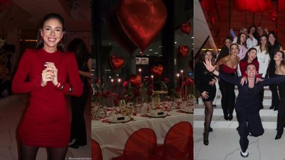 Impreza walentynkowa w willi Klaudii Halejcio. 14 lutego świętuje w luksusach