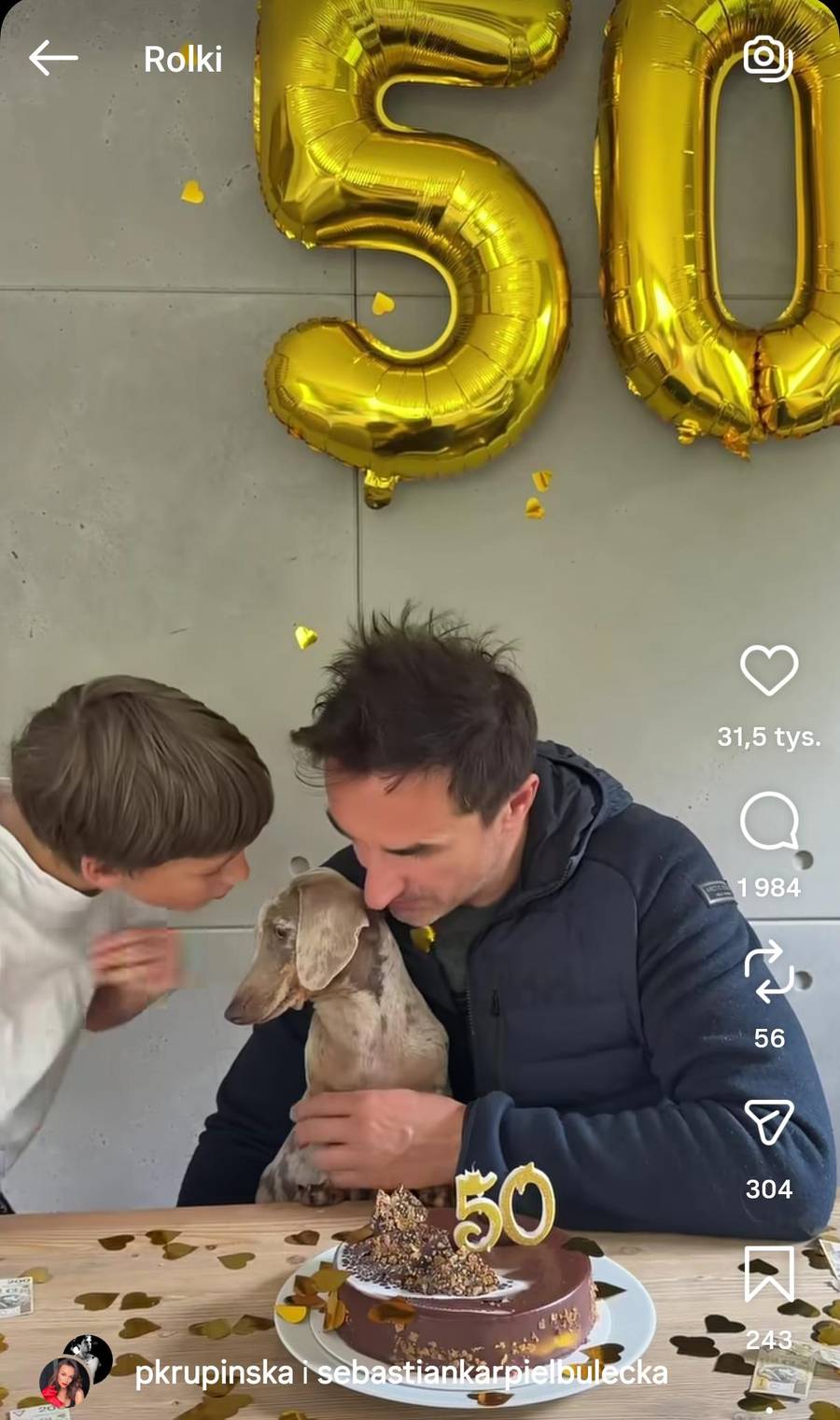 Sebastian Karpiel Bułecka obchodzi urodziny, fot. Instagram