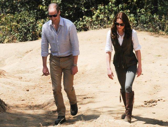 Księżna Kate i książę William w Bhutanie