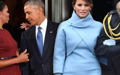 Melania Trump i Michelle Obama na inauguracji prezydentury Donalda Trumpa (FOTO)