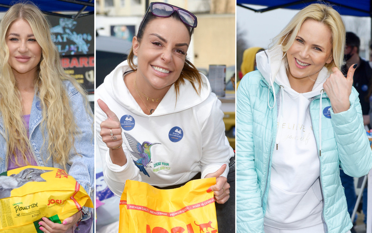 Gwiazdy wspierają schroniska! Magda Wójcik, Ata Postek, Anna Samusionek podczas akcji “Paczka dla zwierzaczka” (ZDJĘCIA)