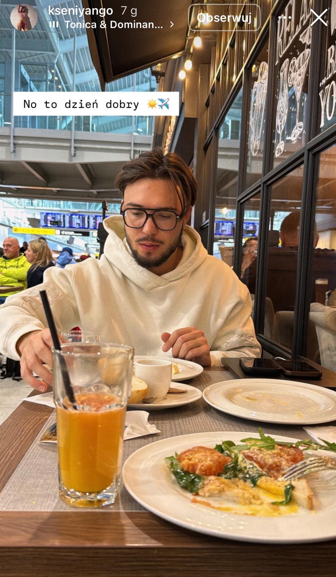 Leon Myszkowski i Ksenia Ngo/ Instagram