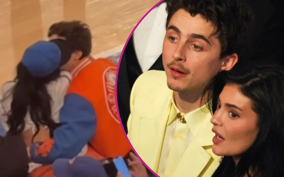 Kylie Jenner i Timothée Chalamet nie wytrzymali na meczu. Takich scen nikt się nie spodziewał!