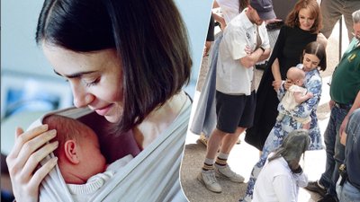 Lily Collins z dzieckiem na planie “Emily w Paryżu”. Mąż zrobił jej niespodziankę!