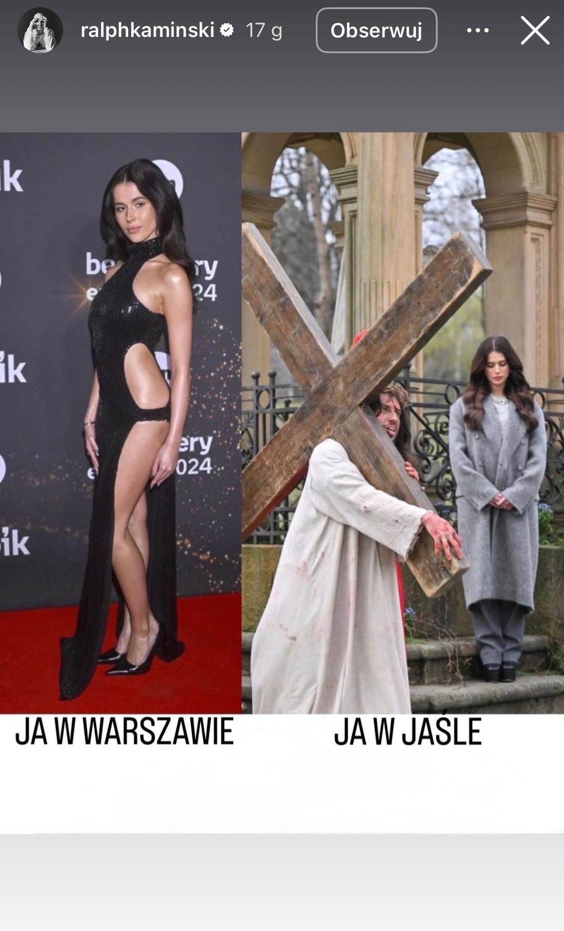 Ralph Kamiński zadrwił z Roxie Węgiel. Miarka się przebrała?/ Instagram