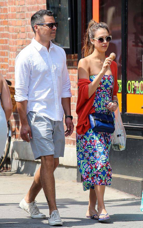 Jessica Alba i Cash Warren w Nowym Jorku