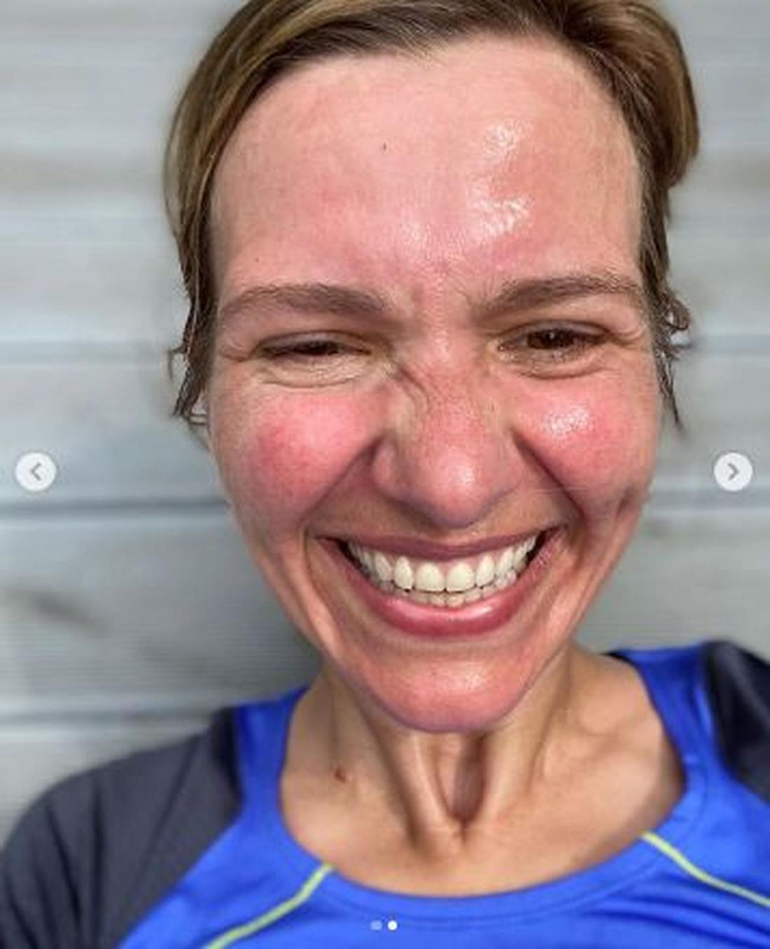 Joanna Koroniewska zmęczona ucieczką przed burzą, fot. Instagram Joanny Koroniewskiej