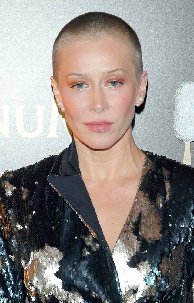 Prawie łysa Katarzyna Warnke na ściance!