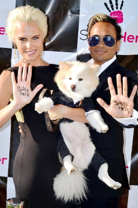 Iwona Burnat z ukochanym na galach w Hollywood