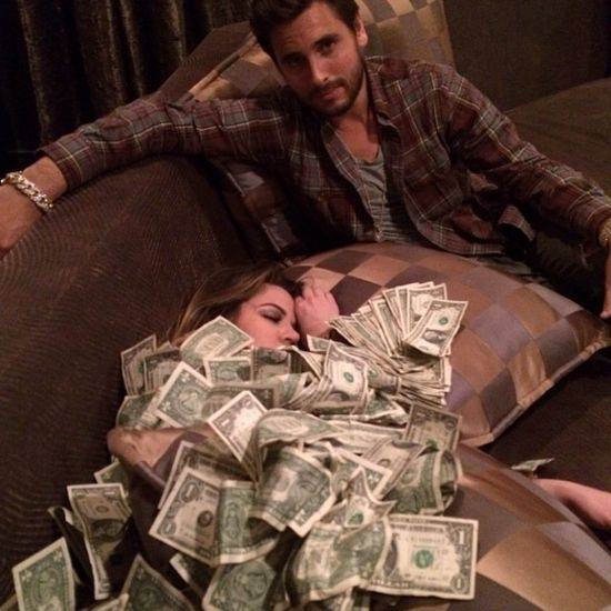 Scott Disick chwali się swoim bogactwem