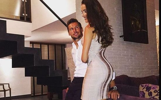 Celia Jaunat i Grzegorz Krychowiak razem