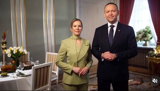 Marta Nawrocka i Karol Nawrocki fot. Instagram