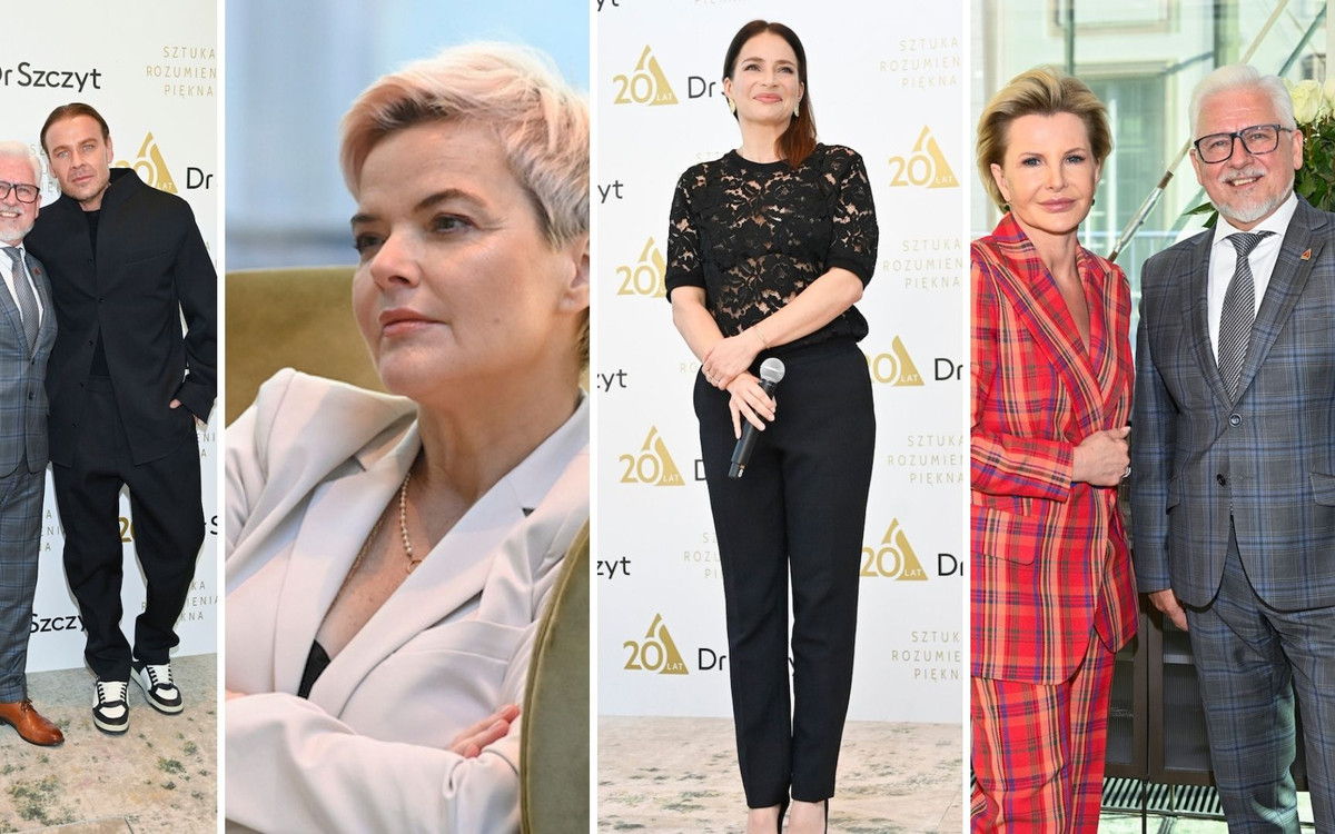 Gwiazdy świętują 20-lecie marki Dr Szczyt. Spójrzcie na jego piękną żonę i córkę