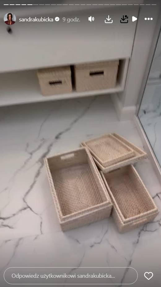 Przeprowadzka Sandry Kubickiej, fot. Instagram
