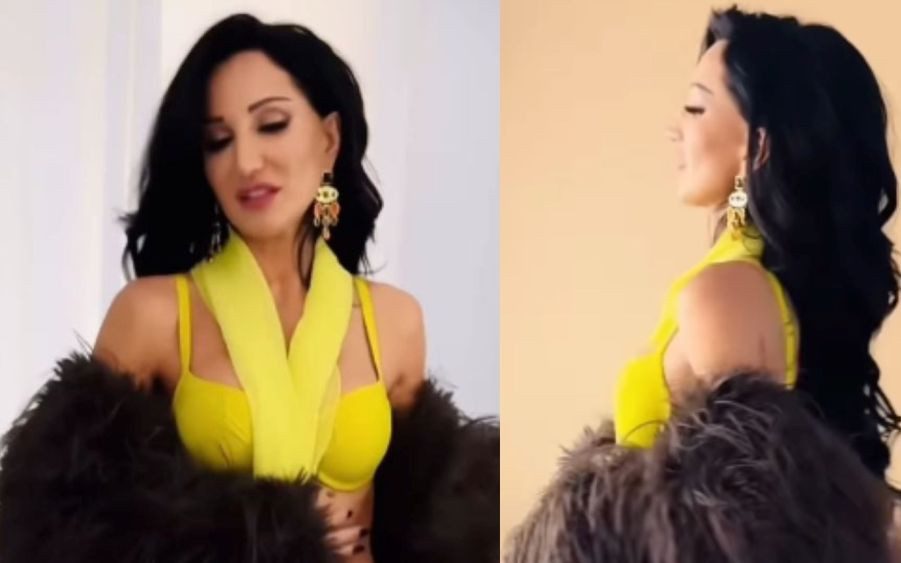 Steczkowska biegnie w majtkach do warzywniaka. Mamy wideo