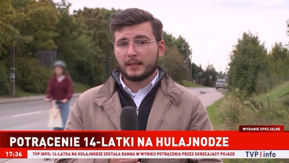 Wypadek fot. TVP Info