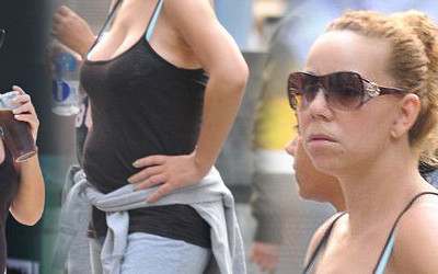 Mariah Carey po ciąży, bez makijażu (FOTO)