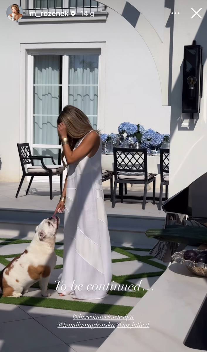 Małgorzata Rozenek wprowadza się do wymarzonej willi! Marmur, taras z kuchnią i luksusowy domek dla Henia… (FOTO)