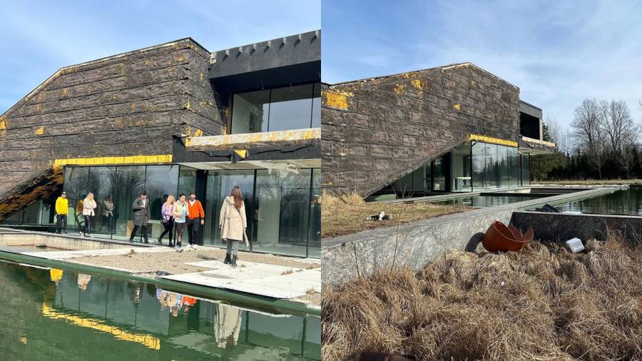 Willa w Gałkowie popadła w ruinę. Tak dzisiaj wygląda dom z "Big Brothera". Szok, fot. TikTok.