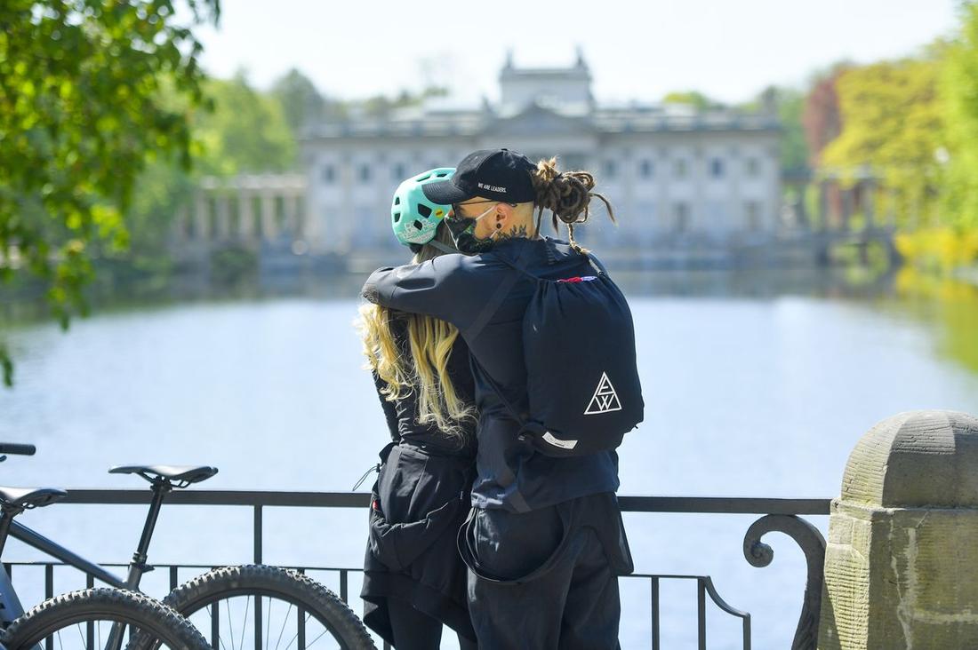 Mateusz Janusz i Pamela Stefanowicz na romantycznym treningu w Łazienkach