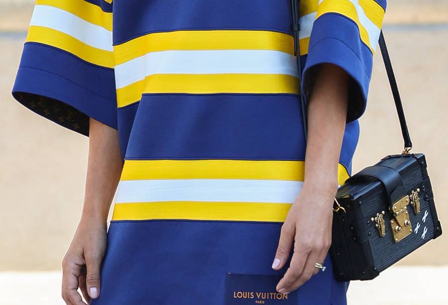 Anna Lewandowska na Fashion Weeku. Wyjątkowo mało elegancka stylizacja (ZDJĘCIA)